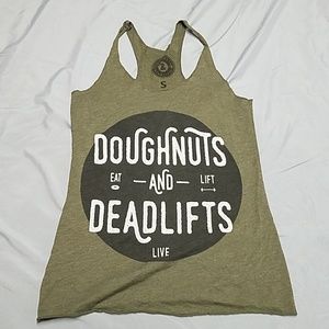 Doughnuts and Deadlifts tank